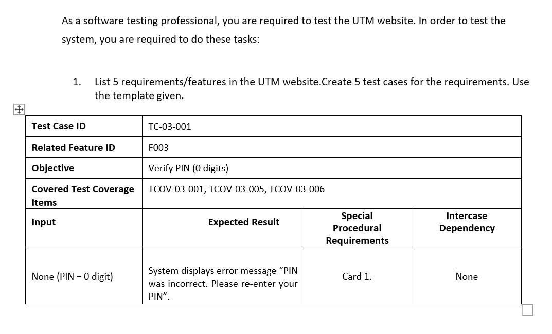 As a software testing professional, you are required | Chegg.com
