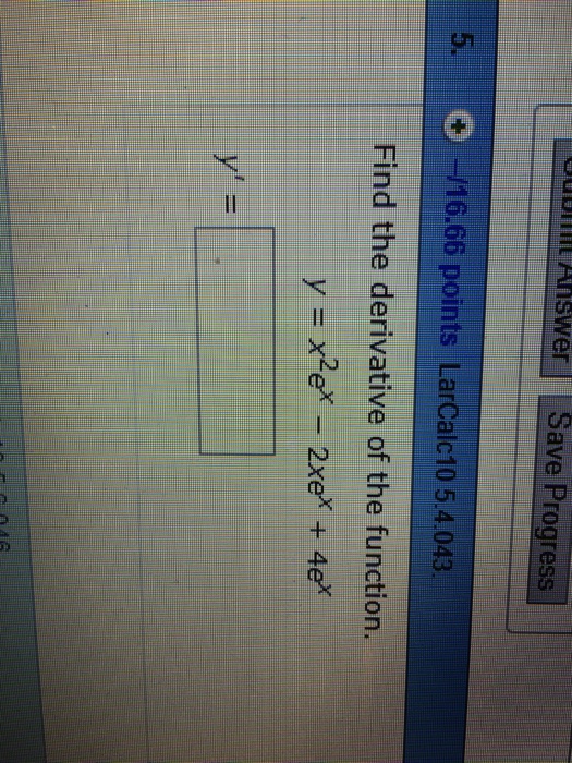 solved-find-the-derivative-of-the-function-y-x-2e-x-chegg