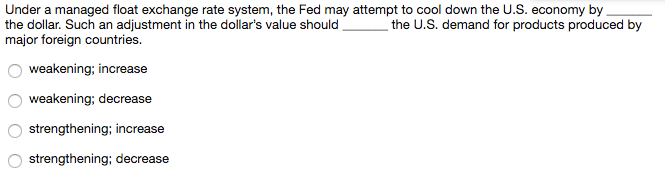 Solved Under A Managed Float Exchange Rate System The Fed Chegg solved-under-a-managed-float-exchange-rate-system-the-fed-chegg