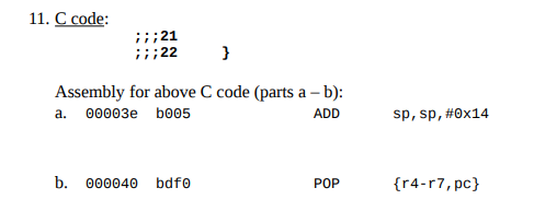 Solved Consider the assembly code generated by the compiler | Chegg.com