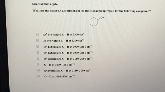 Solved Select All That Apply Chegg Com