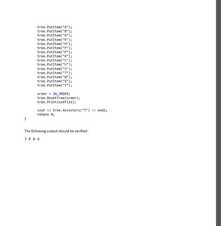 Solved Exercise 4 Write a recursive TreeType member function | Chegg.com