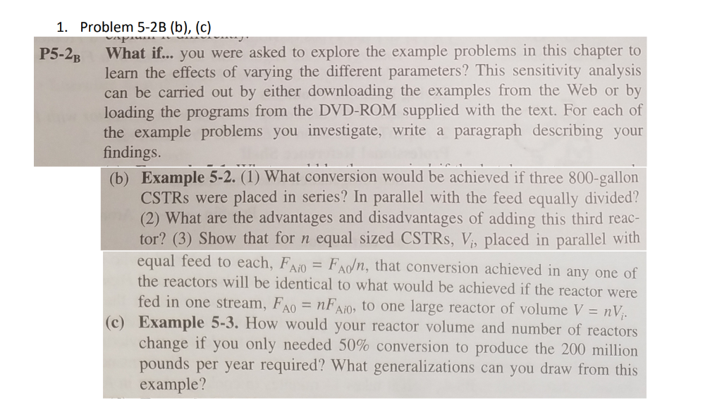 1. Problem 5-2B (b), (c) What if... you were asked to | Chegg.com