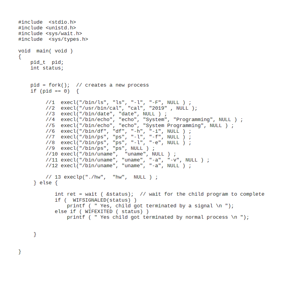 Solved Task1: You will write a custom simple program named | Chegg.com