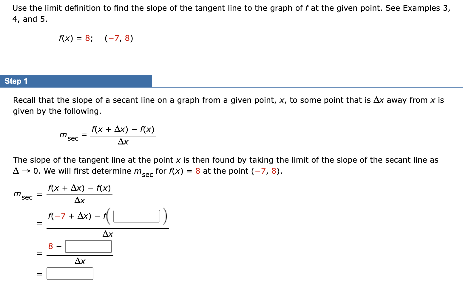 solved-use-the-limit-definition-to-find-the-slope-of-the-chegg