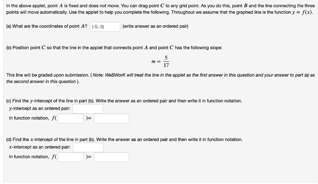 Solved (14 noints)In the above applet, point A is fixed and | Chegg.com