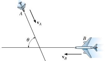 Solved Two Planes A And B (see Figure 2), Are Flying At The | Chegg.com