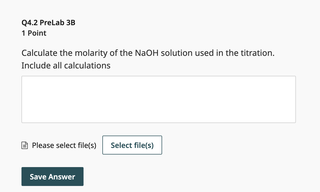 Solved Calculate the molarity of the NaOH solution used in | Chegg.com