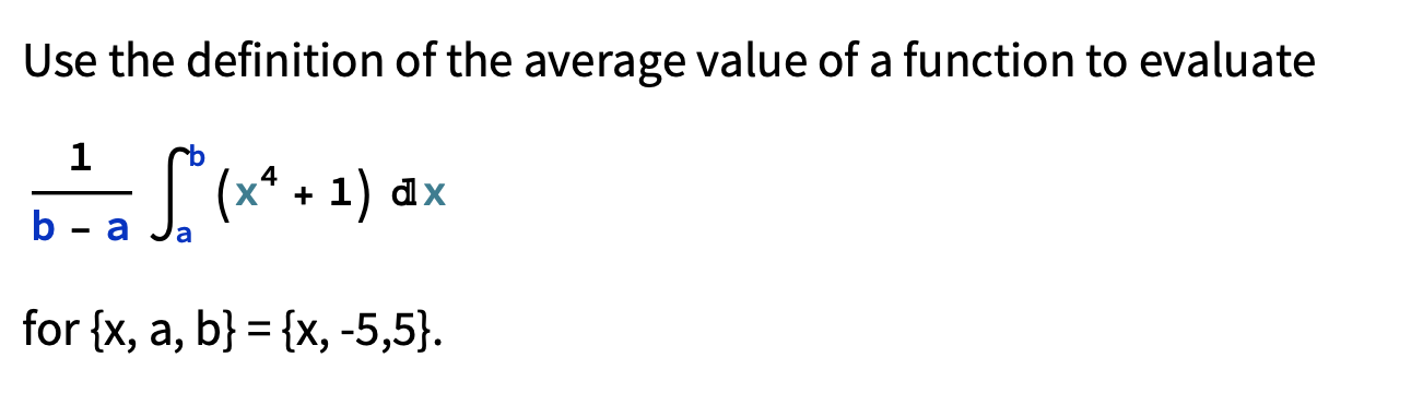 Solved Use the definition of the average value of a function | Chegg.com