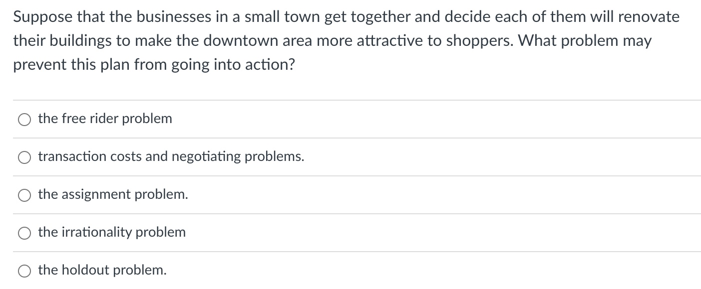 Solved Suppose that the businesses in a small town get | Chegg.com