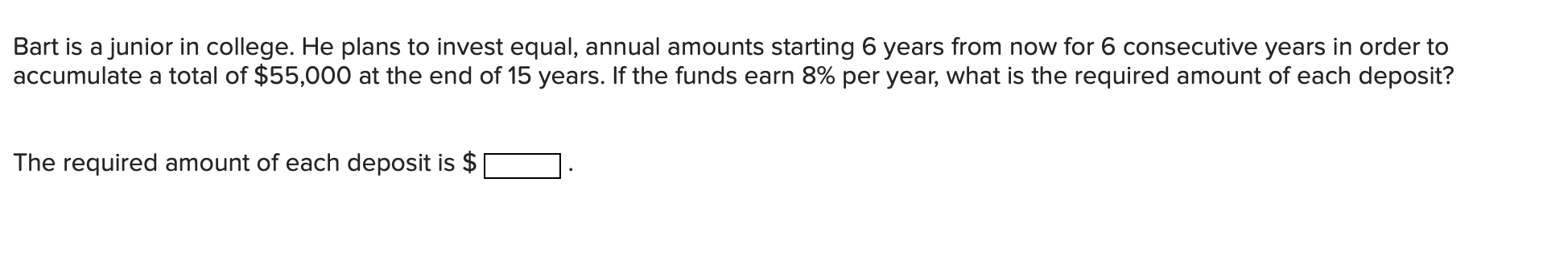 Solved Bart Is A Junior In College He Plans To Invest Chegg solved-bart-is-a-junior-in-college-he-plans-to-invest-chegg