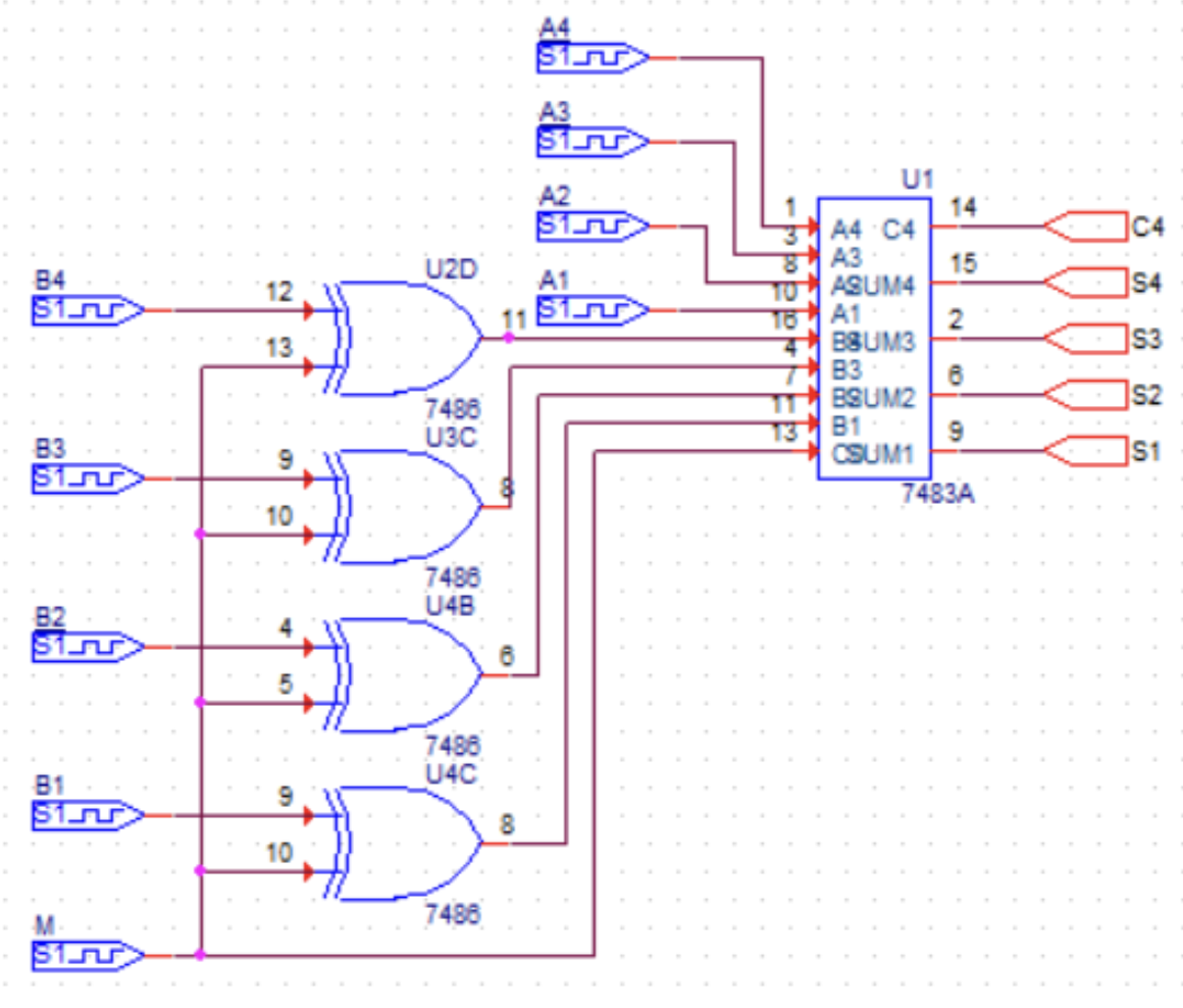 heres the following adder subtractor please make sure | Chegg.com