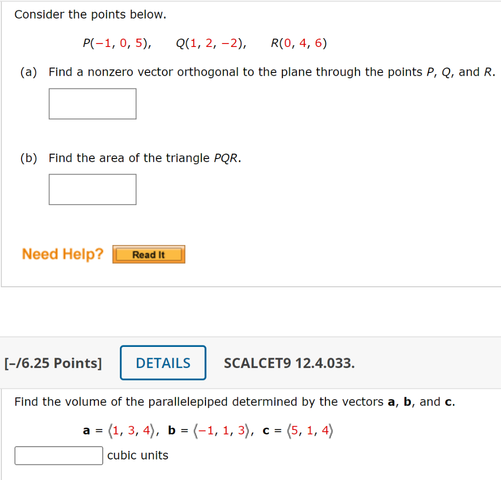 Solved Consider The Points Below. | Chegg.com