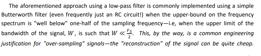 Solved The aforementioned approach using a low-pass filter | Chegg.com