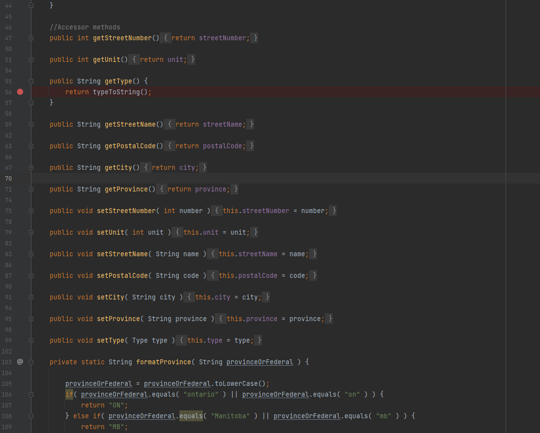 Solved Java code: Cannot invoke "xxx" because "this.type' | Chegg.com
