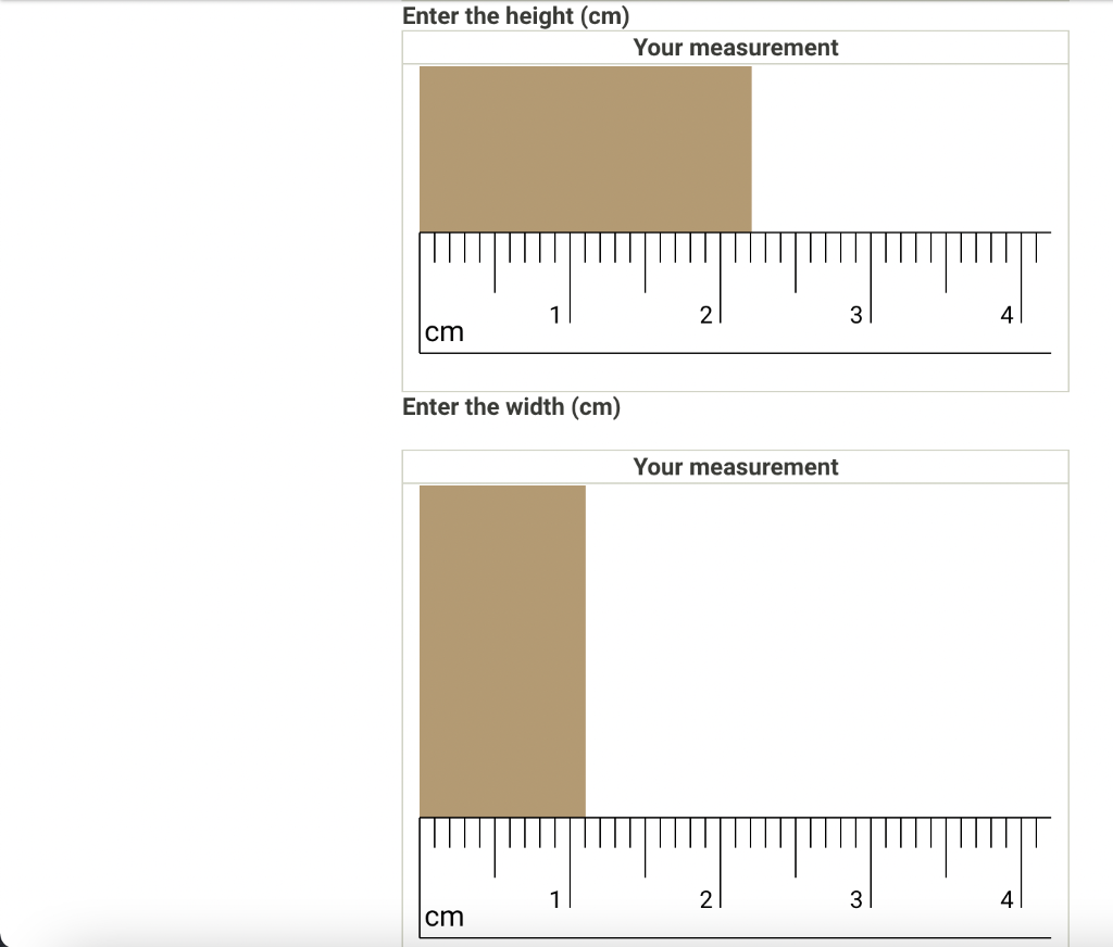 Solved From the procedure 2. Using a metric ruler, measure