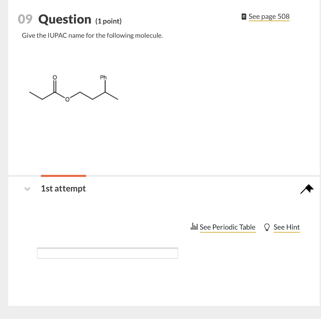 Solved 05 Question (1 point) e See page 504 Provide the | Chegg.com
