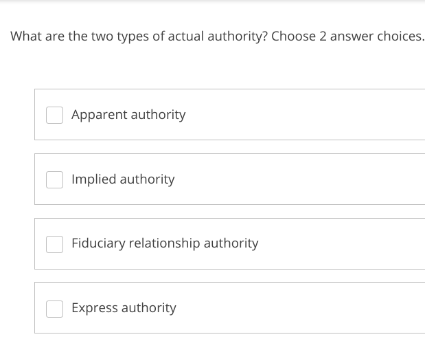 Solved What does the ratification of an agency relationship  Chegg.com