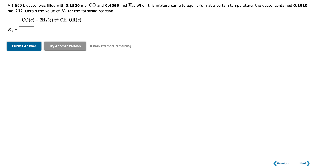 Solved Methanol, CH3OH, formerly known as wood alcohol, is