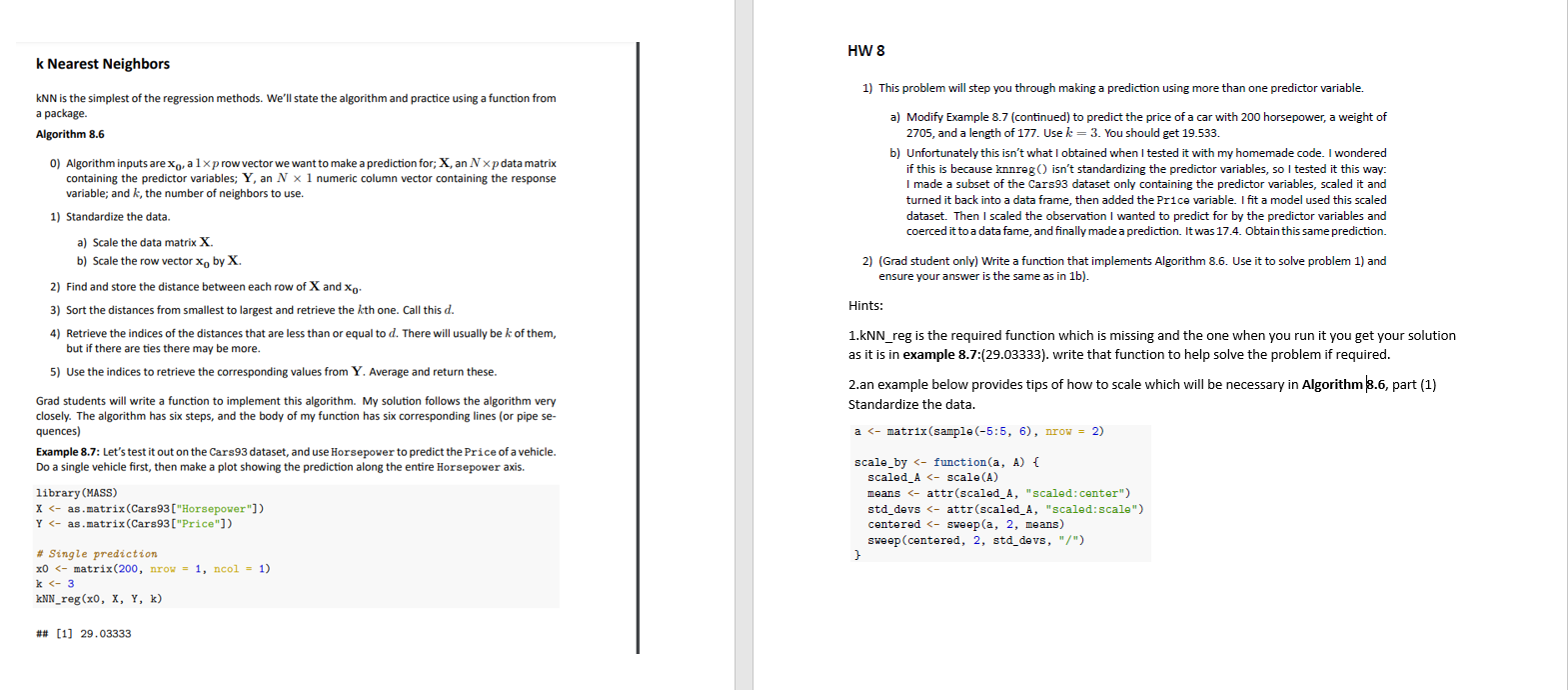 Solved K Nearest Neighbors KNN Is The Simplest Of The | Chegg.com