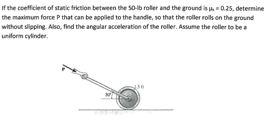 Solved If the coefficient of static friction between the | Chegg.com