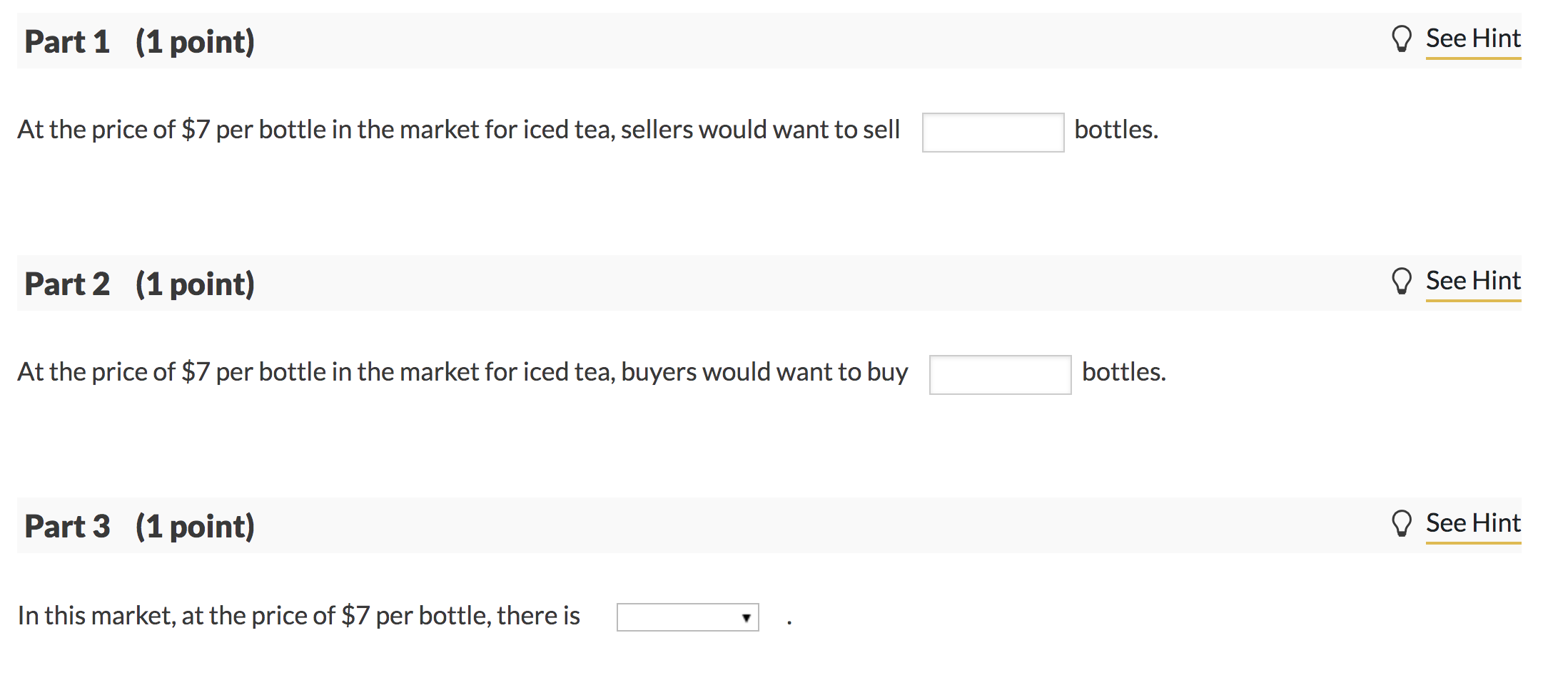 Solved The market for iced tea is characterized by the