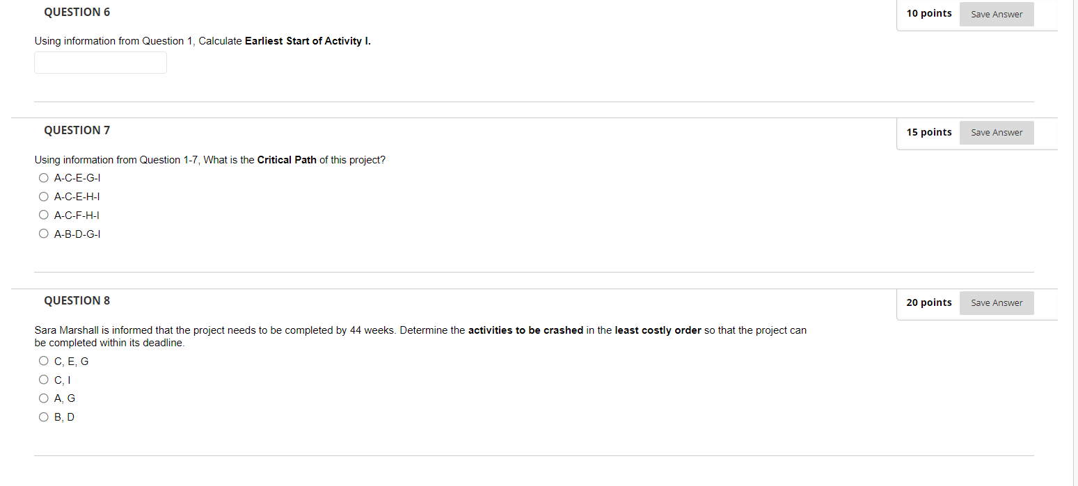 Solved QUESTION 1 15 points Save Answer The success of Sara | Chegg.com