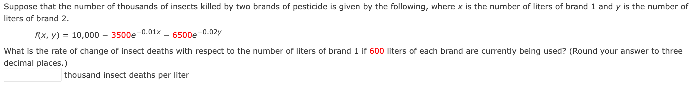 Solved 6500e -0.02y Suppose that the number of thousands of | Chegg.com