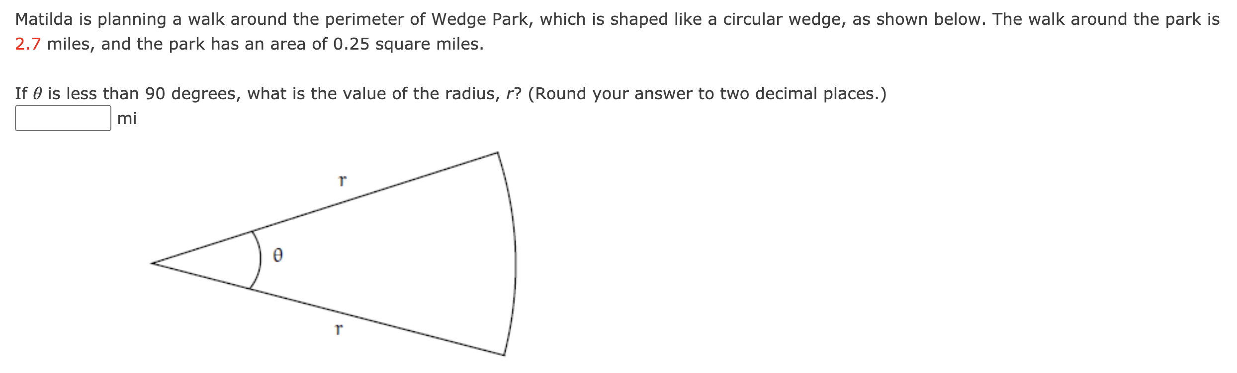 Solved Matilda is planning a walk around the perimeter of | Chegg.com