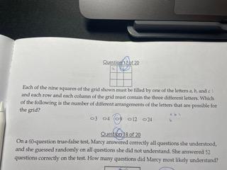 Solved Rach of then nine squares of the gind shown must be | Chegg.com