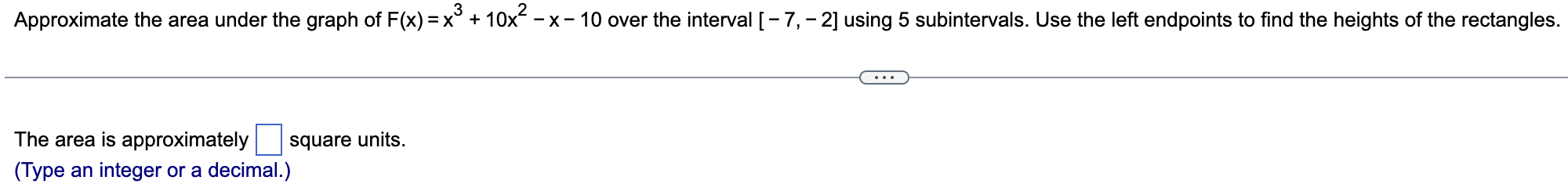 Solved Approximate the area under the graph of | Chegg.com