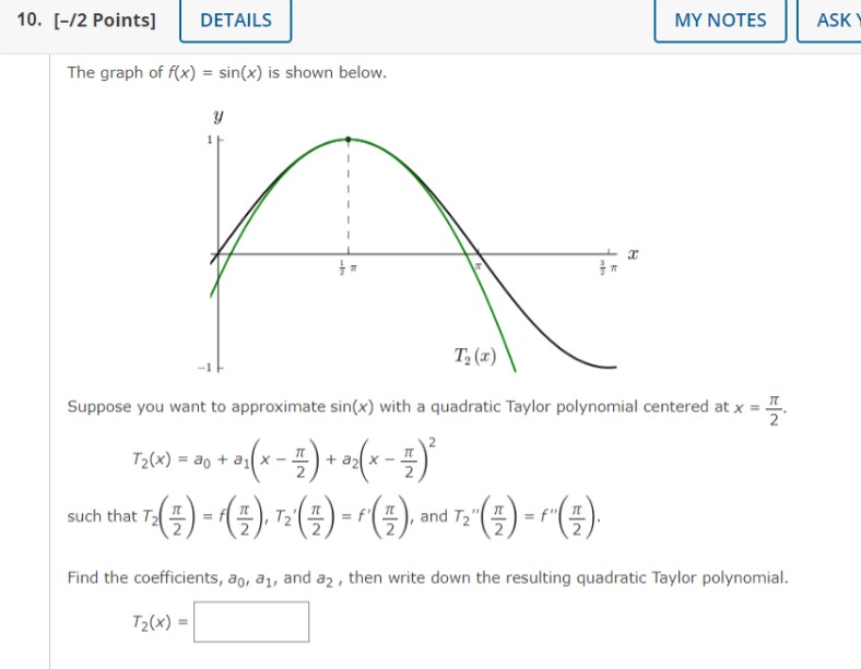 Solved The graph of f(x) = sin(x) is shown below. | Chegg.com