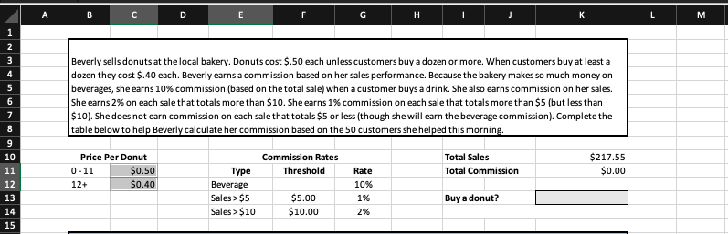 Assignment Tasks Context for IF Tasks Beverly sells | Chegg.com