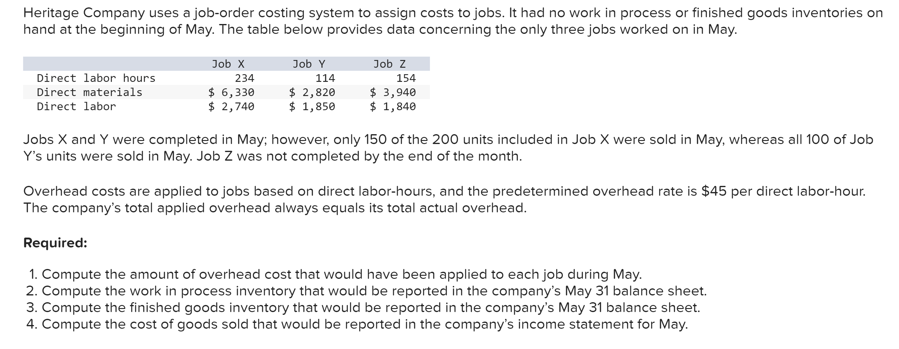 solved-heritage-company-uses-a-job-order-costing-system-to-chegg
