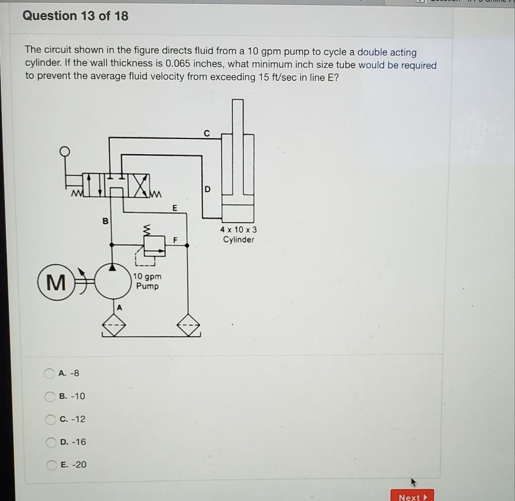 Solved Question 13 of 18 The circuit shown in the figure | Chegg.com