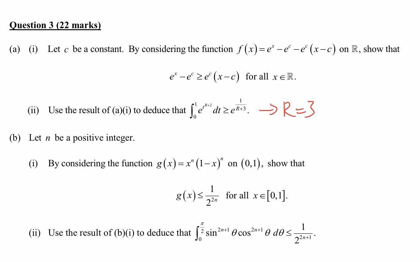 Question 3 22 Marks A I Let C Be A Constant By Chegg Com