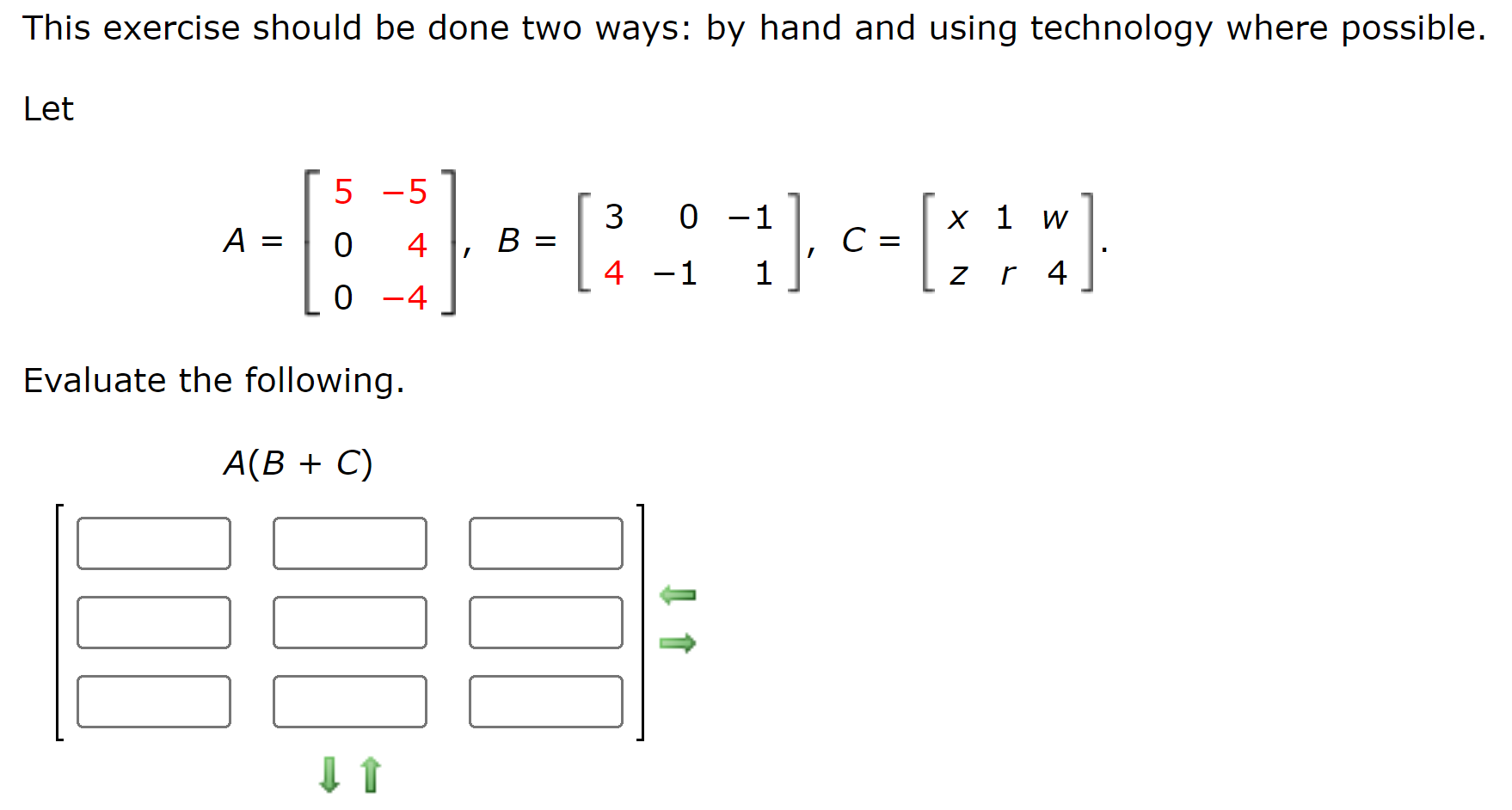 Solved This exercise should be done two ways: by hand and | Chegg.com