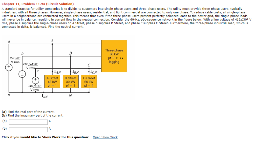 Solved Chapter 11, Problem 11.94 (Circuit Solution) A | Chegg.com