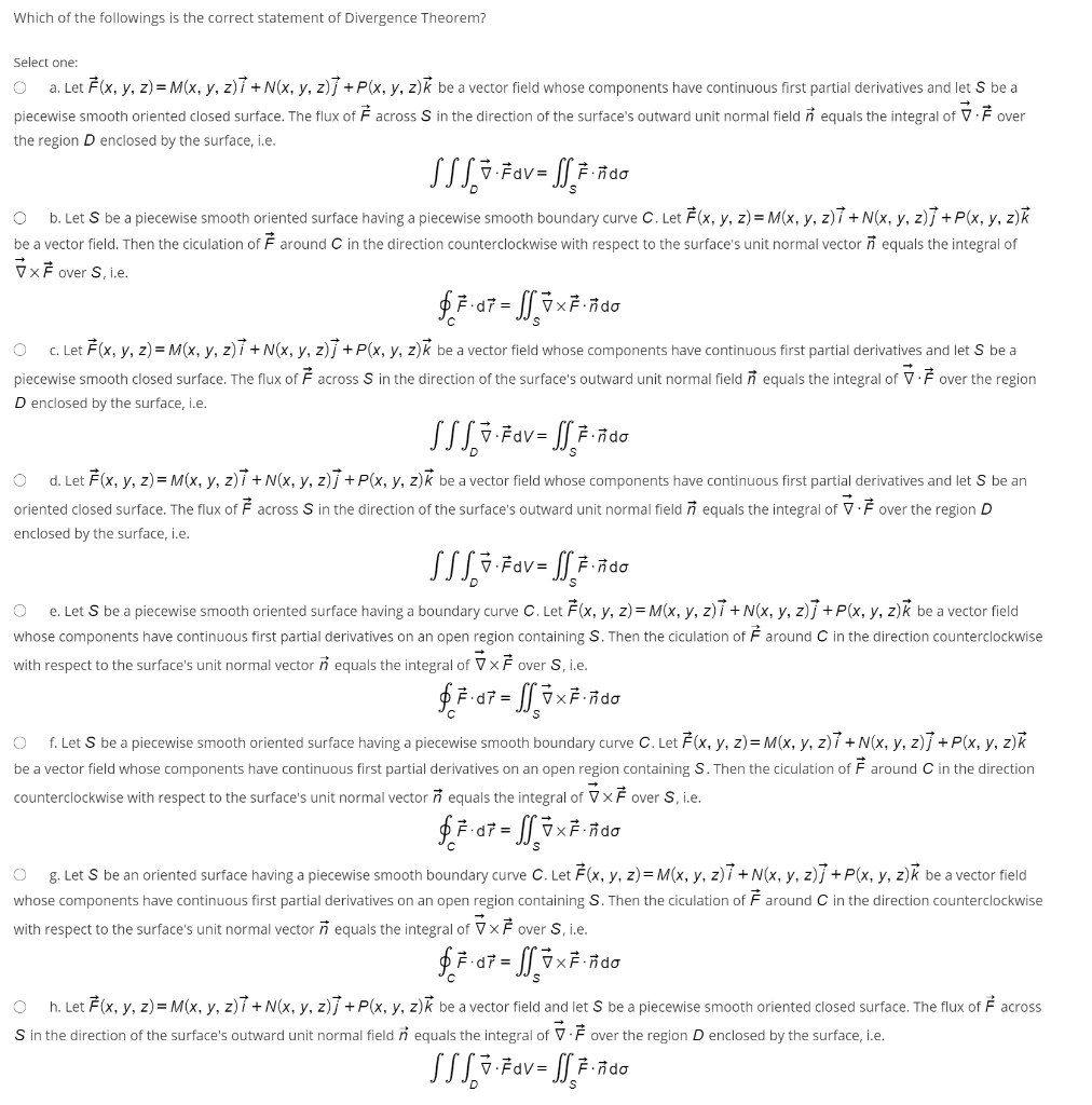 Solved Which Of The Followings Is The Correct Statement O Chegg Com