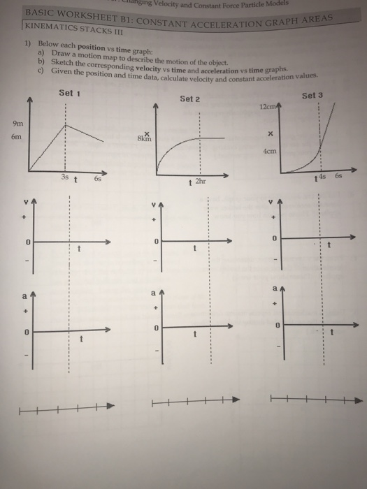Velocity Time Graph Worksheet Answers