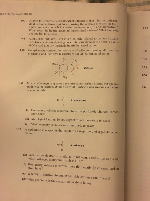 Solved Allene, is somewhat unusual in that it has two | Chegg.com