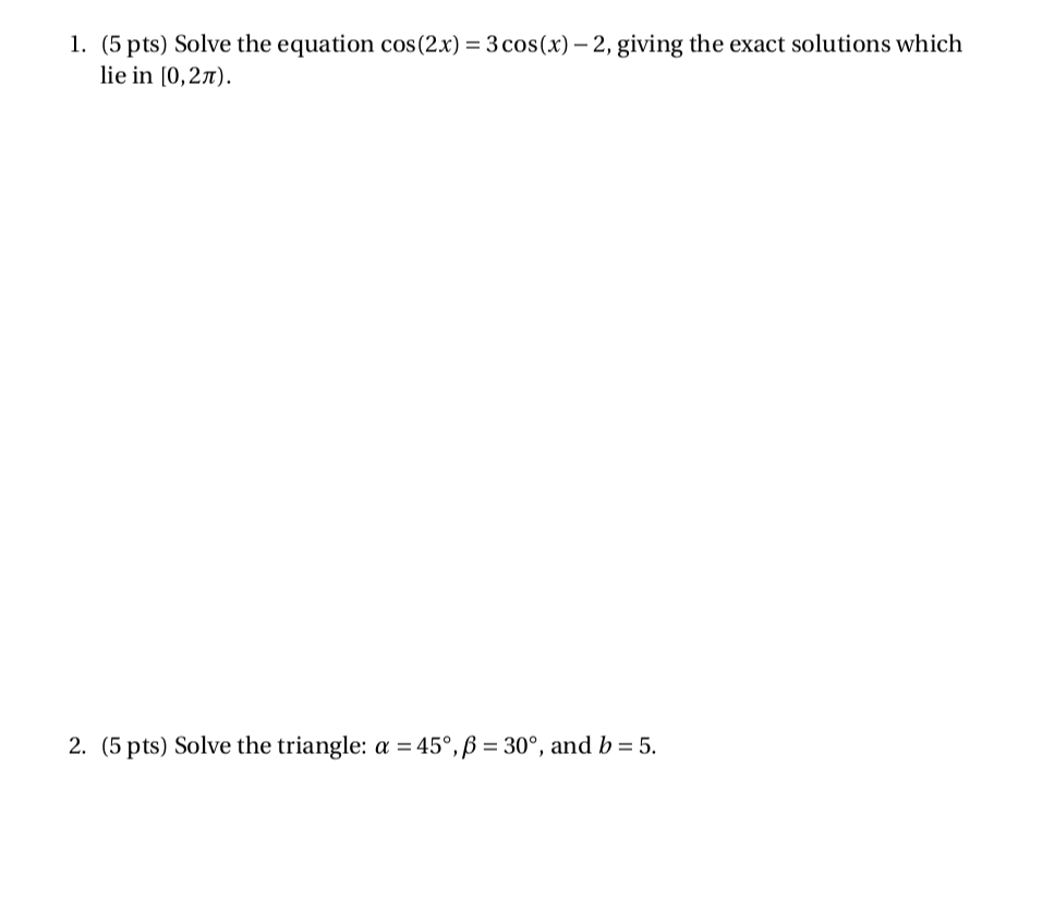 solved-1-5-pts-solve-the-equation-cos-2x-3-cos-x-2-chegg