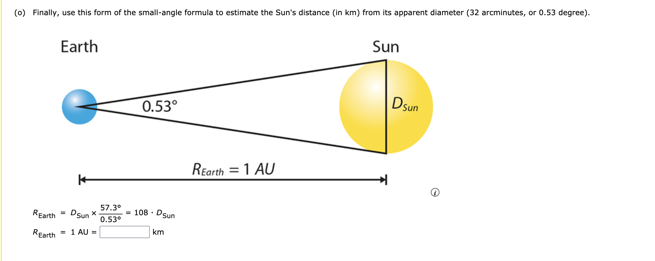 Solved (1) Each track separation in mm, on the Sun's image,