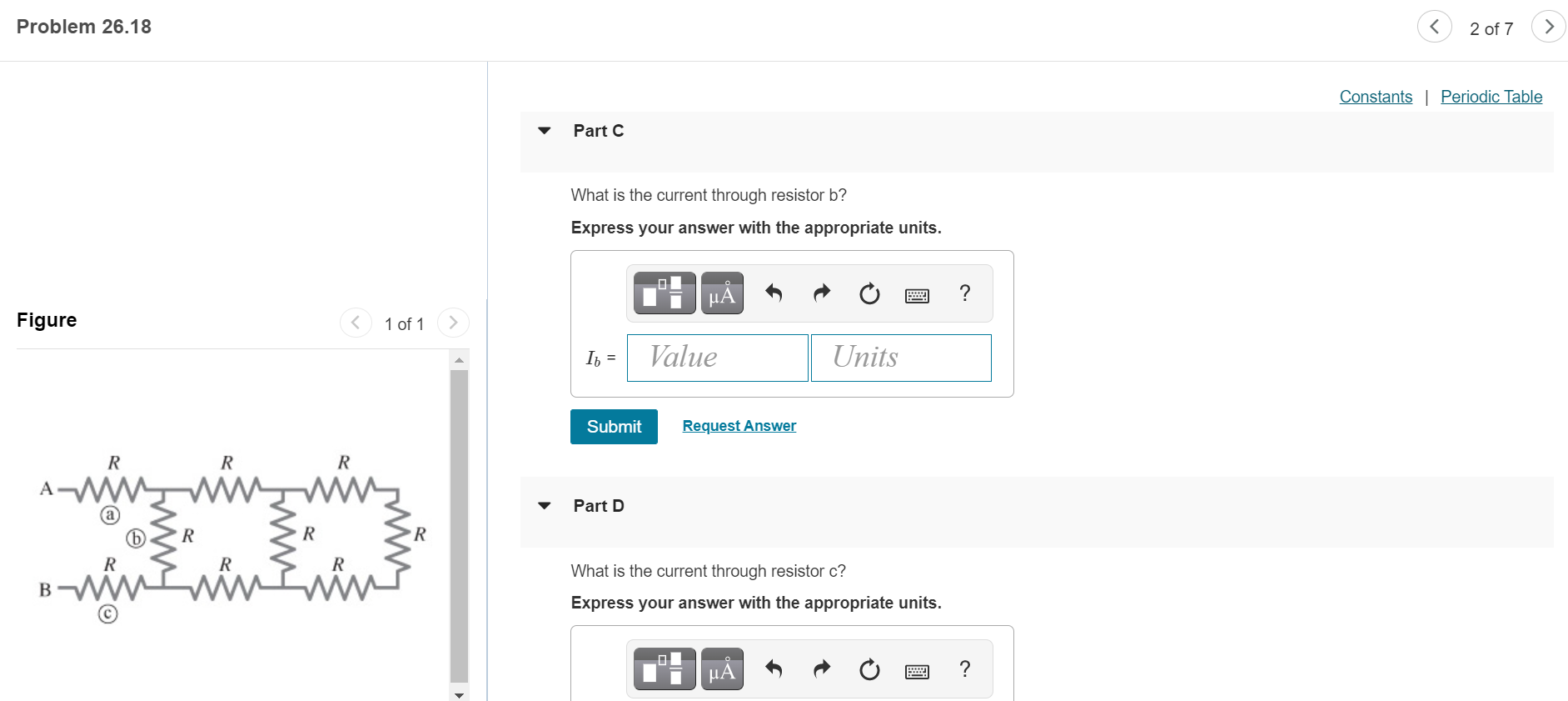 Solved Problem 26.18 2 of 7 > Constants Periodic Table Part | Chegg.com