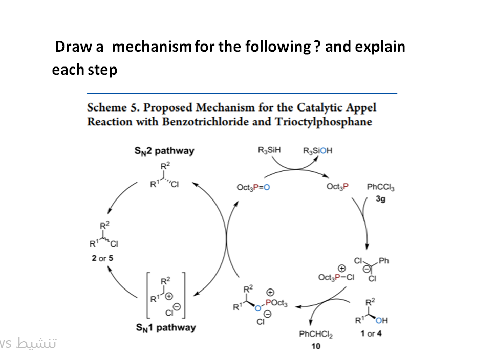 Solved Draw a mechanism for the following ? and explain each