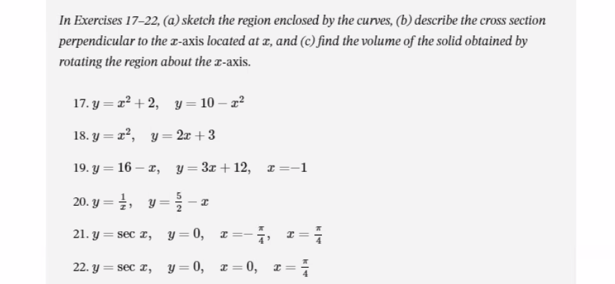 Solved In Exercises 17-22, (a) sketch the region enclosed by | Chegg.com