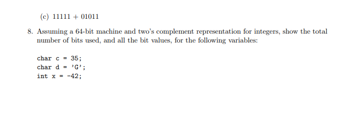 Solved Programming in C, Assembly Language, Computer | Chegg.com