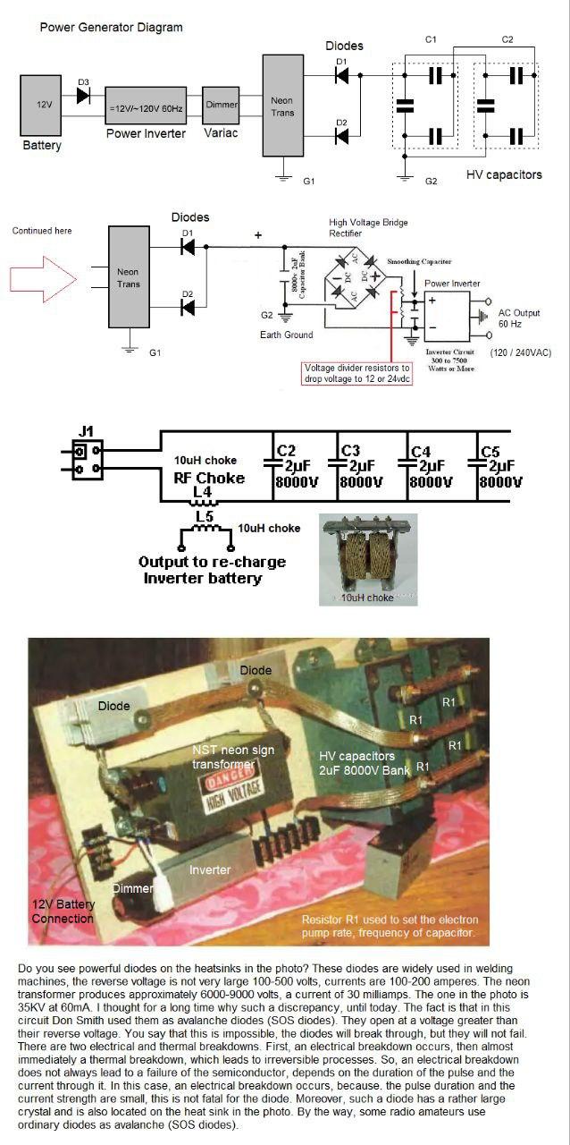 I have a high voltage circuit I would like to Circuit Diagram