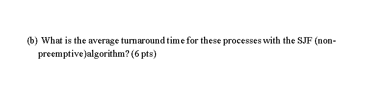 Solved 1 Suppose That The Following Processes Arrive For Chegg
