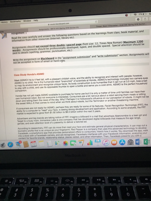 Solved istory Bookmarks Window Help csusb blackboard 8 Chegg
